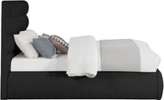 Adam Boucle Fabric Upholstered Full Bed in Black - B1256Black-F