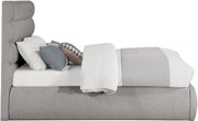 Adam Boucle Fabric Upholstered Full Bed in Taupe - B1256Taupe-F