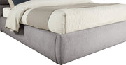 Adam Boucle Fabric Upholstered Full Bed in Taupe - B1256Taupe-F