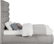 Adam Boucle Fabric Upholstered Full Bed in Taupe - B1256Taupe-F70