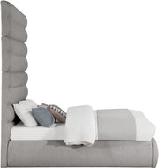 Adam Boucle Fabric Upholstered Full Bed in Taupe - B1256Taupe-F90