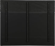 Adam Boucle Fabric Upholstered King Bed in Black - B1256Black-K70