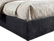Adam Chenille Fabric Upholstered Full Bed in Black - B1257Black-F70