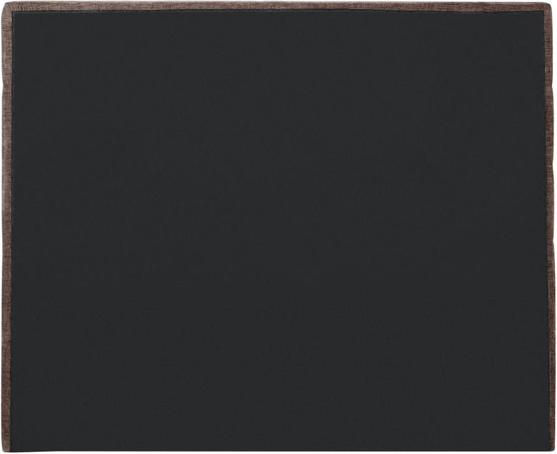 Adam Chenille Fabric Upholstered Full Bed in Brown - B1257Brown-F