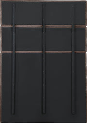 Adam Chenille Fabric Upholstered Full Bed in Brown - B1257Brown-F90