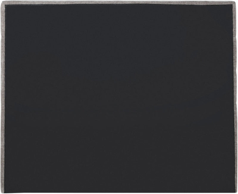 Adam Chenille Fabric Upholstered Full Bed in Grey - B1257Grey-F