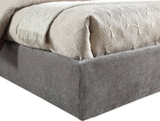 Adam Chenille Fabric Upholstered Full Bed in Grey - B1257Grey-F