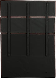 Adam Linen Textured Fabric Upholstered Full Bed in Brown - B1255Brown-F90