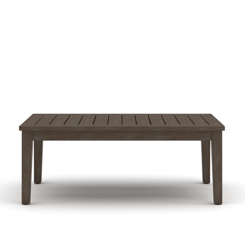 Adams Lane Dark Brown/Beige Outdoor Coffee Table - PCP602-701