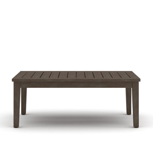 Adams Lane Dark Brown/Beige Outdoor Coffee Table - PCP602-701