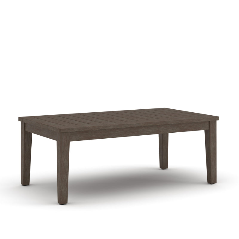 Adams Lane Dark Brown/Beige Outdoor Coffee Table - PCP602-701