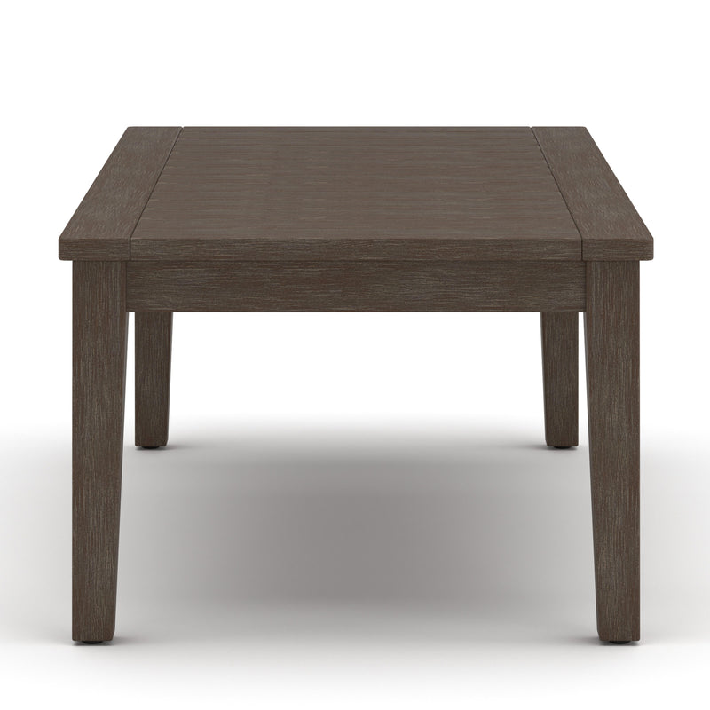 Adams Lane Dark Brown/Beige Outdoor Coffee Table - PCP602-701