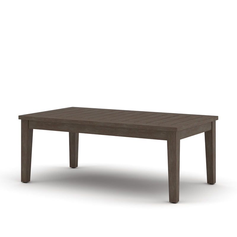 Adams Lane Dark Brown/Beige Outdoor Coffee Table - PCP602-701