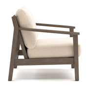 Adams Lane Dark Brown/Beige Outdoor Lounge Chair (Set of 2) - PCP602-820