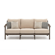Adams Lane Dark Brown/Beige Outdoor Sofa - PCP602-838