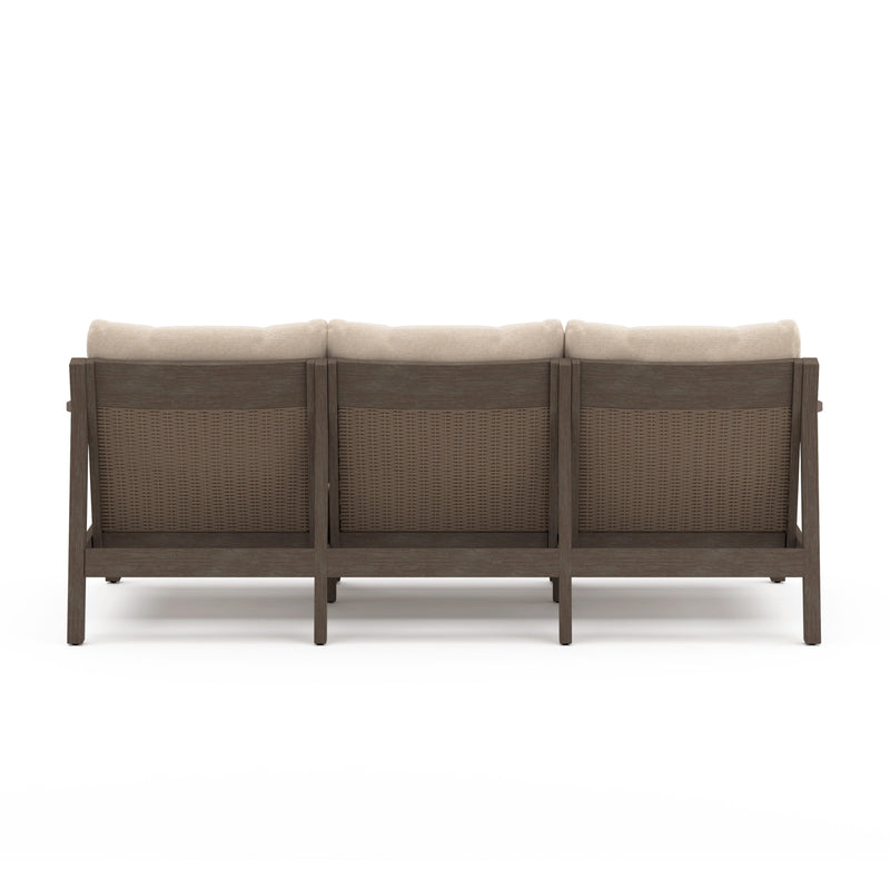 Adams Lane Dark Brown/Beige Outdoor Sofa - PCP602-838