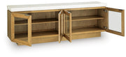Adanworth Light Brown/Gray Accent Cabinet - A4000731