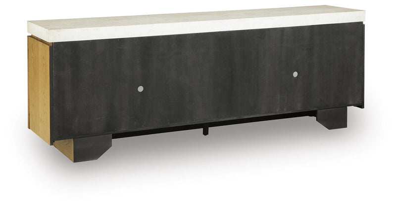 Adanworth Light Brown/Gray Accent Cabinet - A4000731