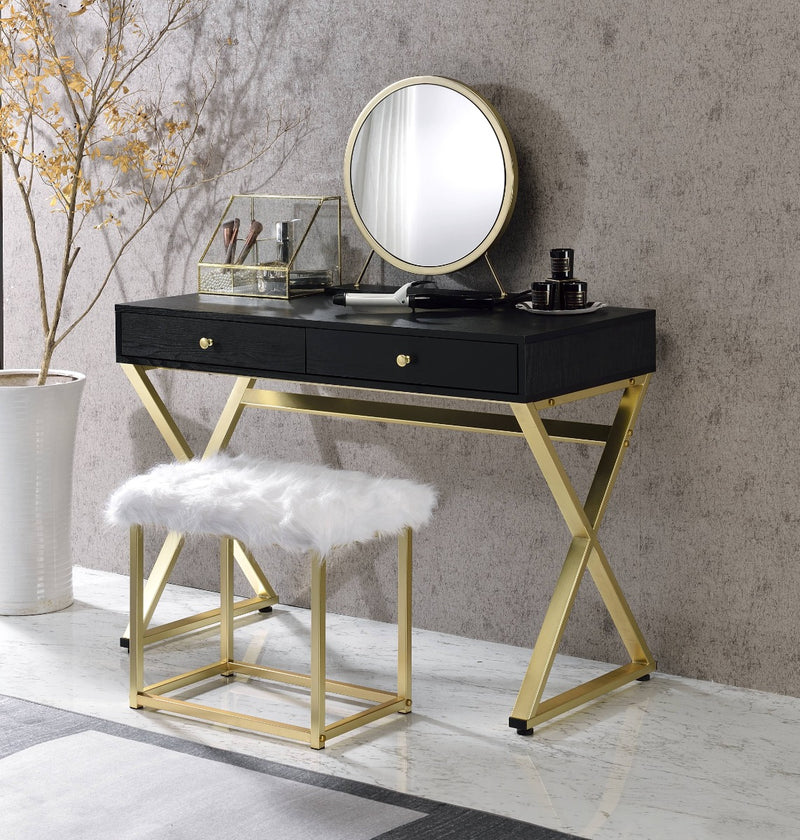 Adao Vanity Mirror & Stool - AC00931