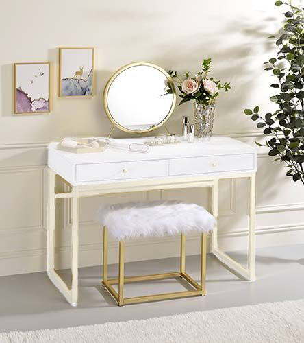 Adao Vanity Mirror & Stool - AC00932