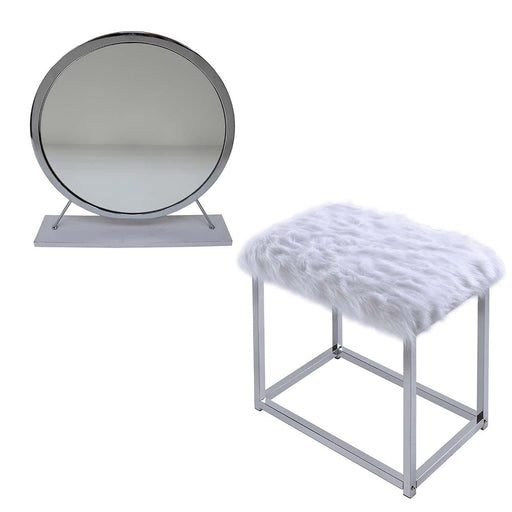 Adao Vanity Mirror & Stool - AC00935