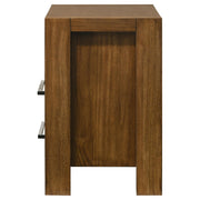 Adderley 2-drawer Nightstand Bedside Table Warm Brown - 215852