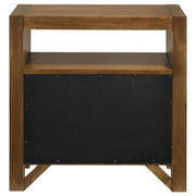Adderley 2-drawer Nightstand Bedside Table Warm Brown - 215852