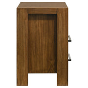 Adderley 2-drawer Nightstand Bedside Table Warm Brown - 215852