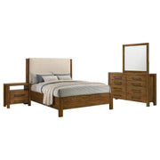 Adderley 4-piece Queen Bedroom Set Warm Brown - 215851Q-S4
