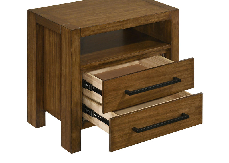 Adderley 5-piece Queen Bedroom Set Warm Brown - 215851Q-S5