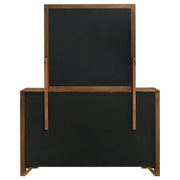 Adderley 8-drawer Bedroom Dresser and Mirror Warm Brown - 215853M