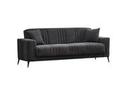 Adela 3-pieces (Sofa & Loveseat & Chair) Livingroom Set Anthracite in Anthracite - 101-ADE-ELI10-321