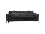 Adela 3-pieces (Sofa & Loveseat & Chair) Livingroom Set Anthracite in Anthracite - 101-ADE-ELI10-321