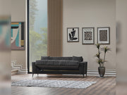 Adela 3-pieces (Sofa & Loveseat & Chair) Livingroom Set Anthracite in Anthracite - 101-ADE-ELI10-321
