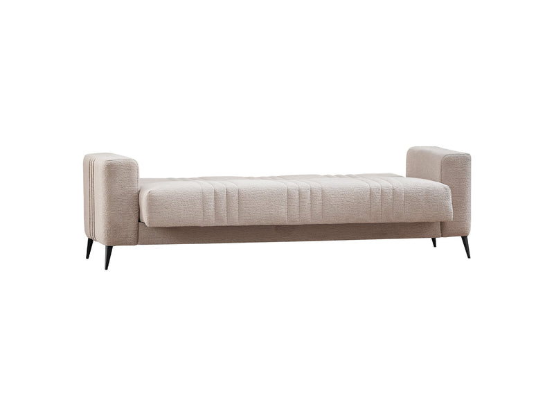Adela 3-pieces (Sofa & Loveseat & Chair) Livingroom Set Cream in Cream - 101-ADE-ELI02-321