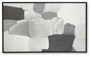 Adilson White/Gray/Black Wall Art - A8000463