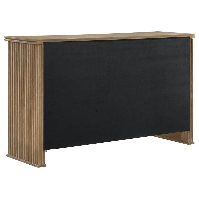 Adina 3-door 59-inch Sideboard Server Distressed Light Brown - 193615