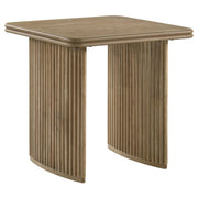 Adina 3-piece Wood Coffee Table Set Distressed Light Brown - 722858-S3