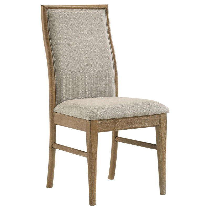 Adina 7-piece Extension Dining Set Distressed Light Brown - 193611-S7