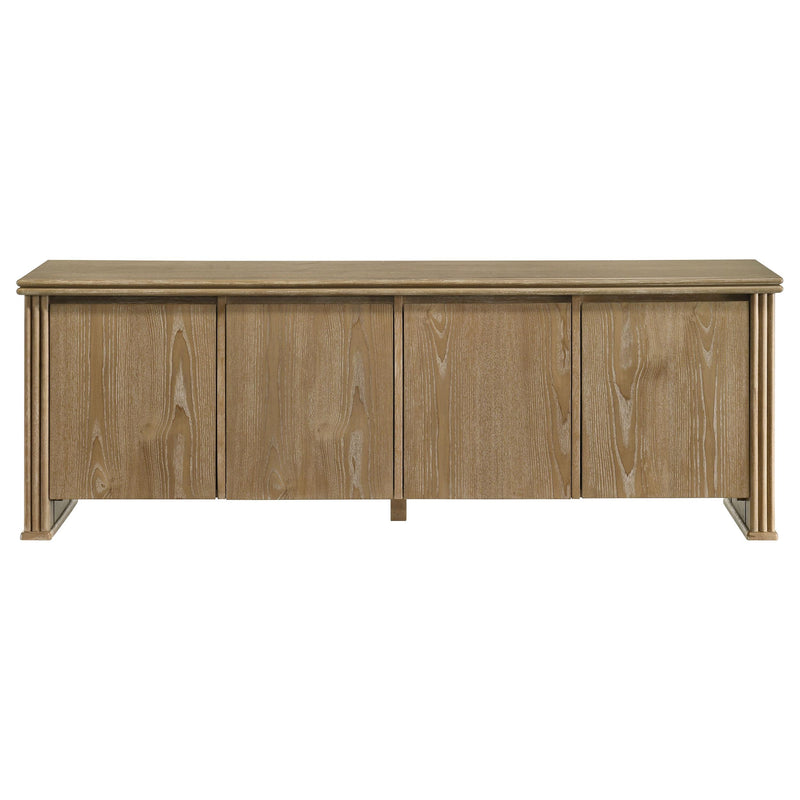 Adina 70-inch TV Stand Media Console Distressed Light Brown - 722933