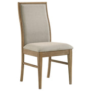 Adina 8-piece Extension Dining Set Distressed Light Brown - 193611-S8