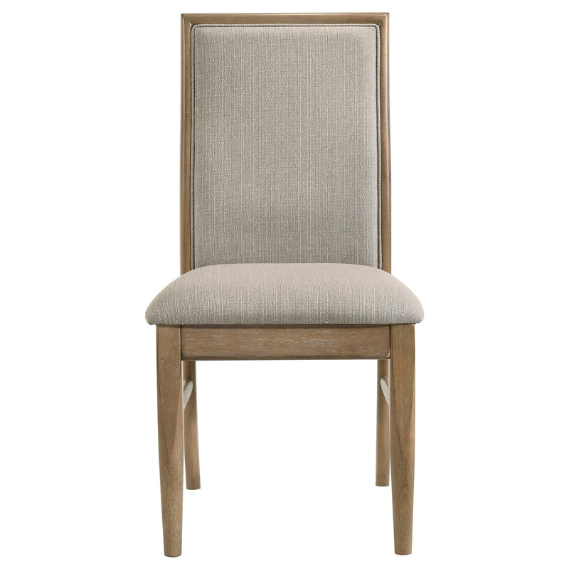 Adina 9-piece Extension Dining Set Distressed Light Brown - 193611-S9