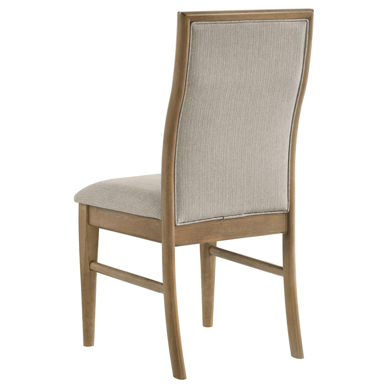 Adina 9-piece Extension Dining Set Distressed Light Brown - 193611-S9