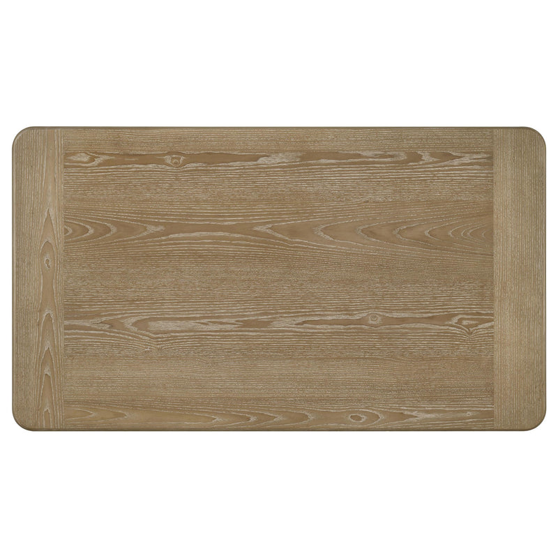 Adina Rectangular Wood Coffee Table Distressed Light Brown - 722858