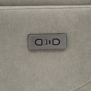 Adler Upholstered Power Swivel Glider Recliner Greige - 610423P