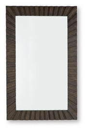 Advin Dark Brown Accent Mirror - A8010428