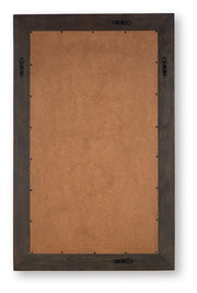 Advin Dark Brown Accent Mirror - A8010428