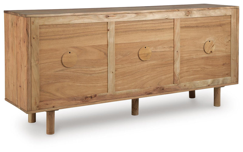 Adway Natural Brown Accent Cabinet - A4000709