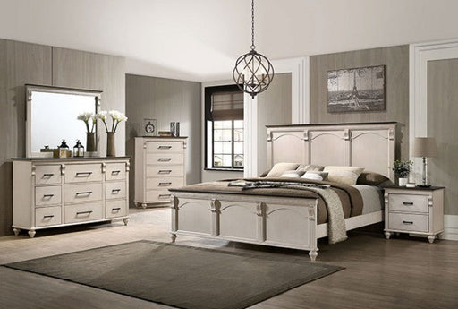 Agathon Antique White/Gray Mirror - CM7182M