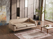 Ahsen 3-pieces (Sofa & 2 Chair) Livingroom Set Beige in Beige - 200-AHS-MODBEIGE-311
